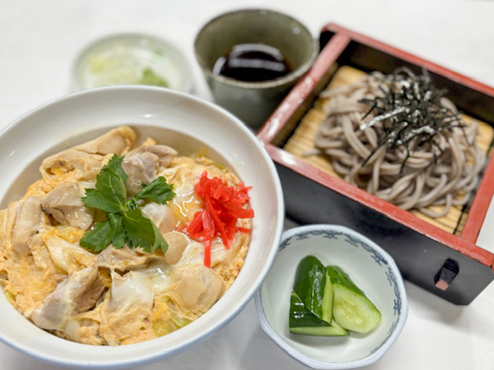 親子丼とざるそば